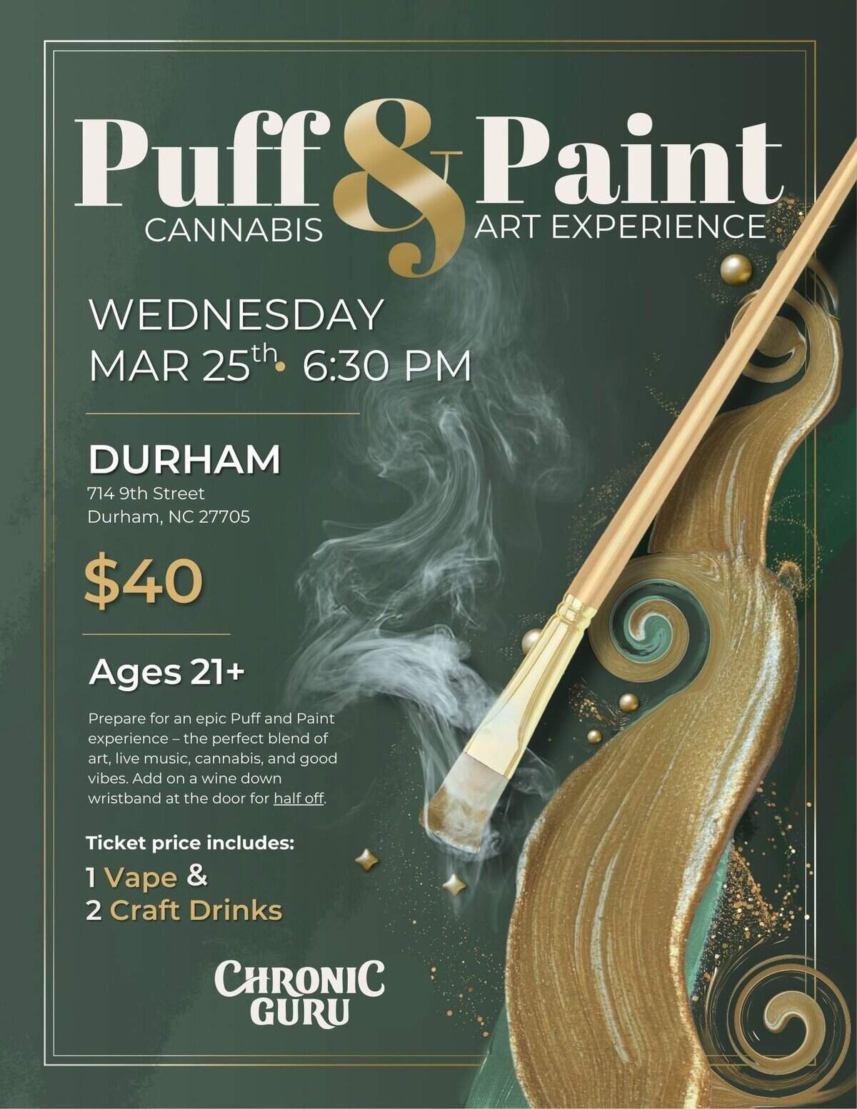 Puff & Paint Durham NC